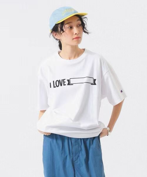 Champion love logo tee