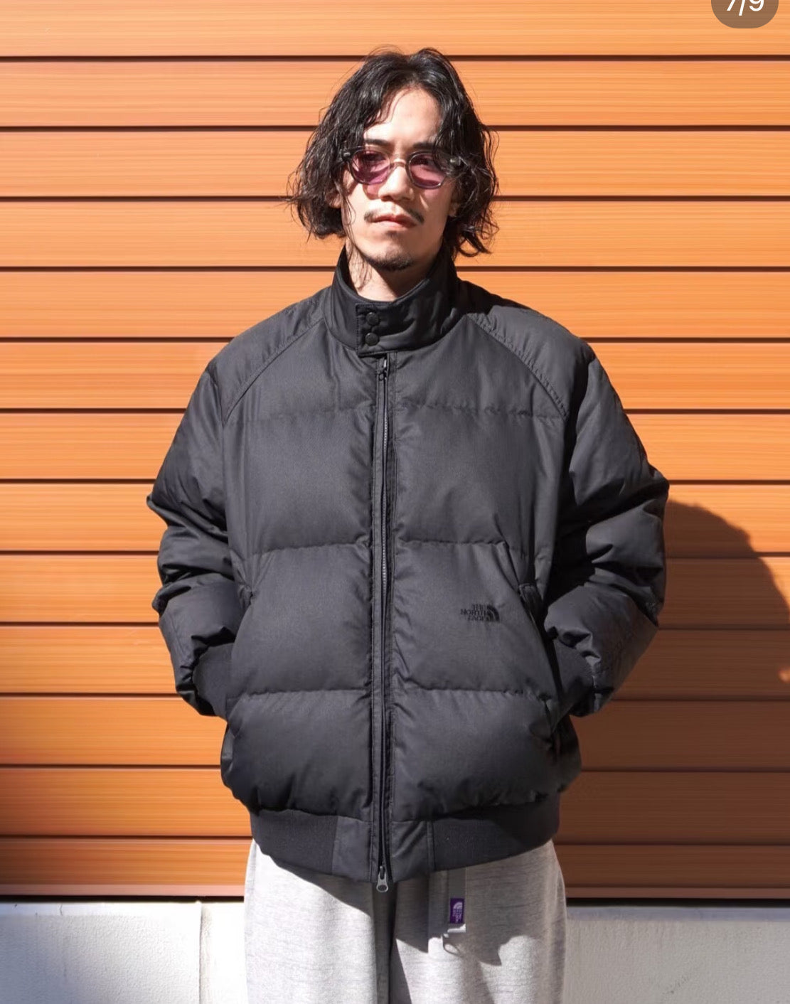 TNF 紫標光電子 羽絨