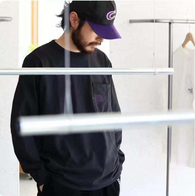 The north face logo pocket tee