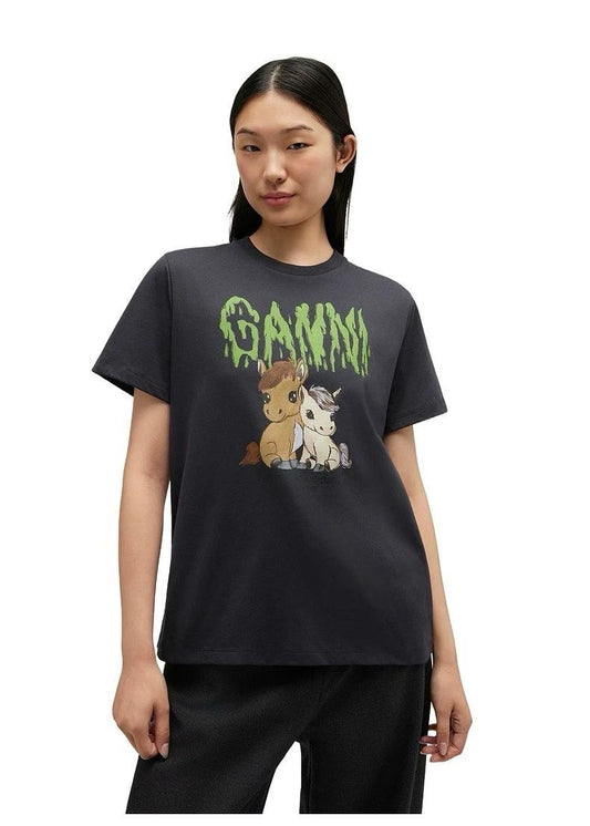 Ganni馬年tee