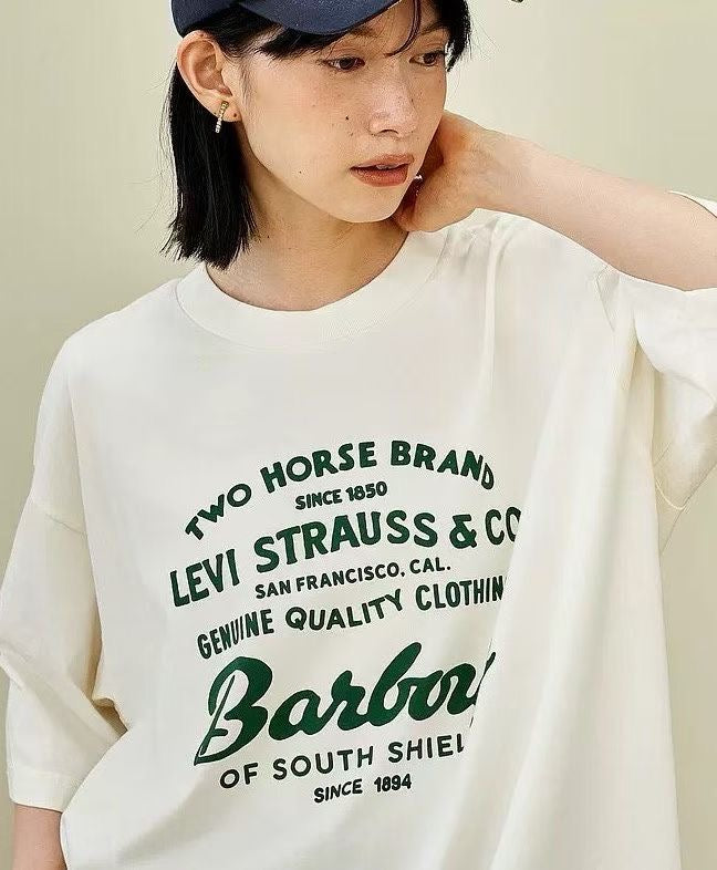 Barbour x Levi’s logo tee