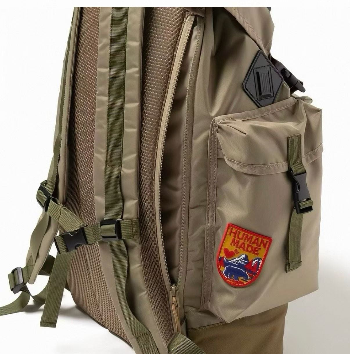 Human made 襟章backpack