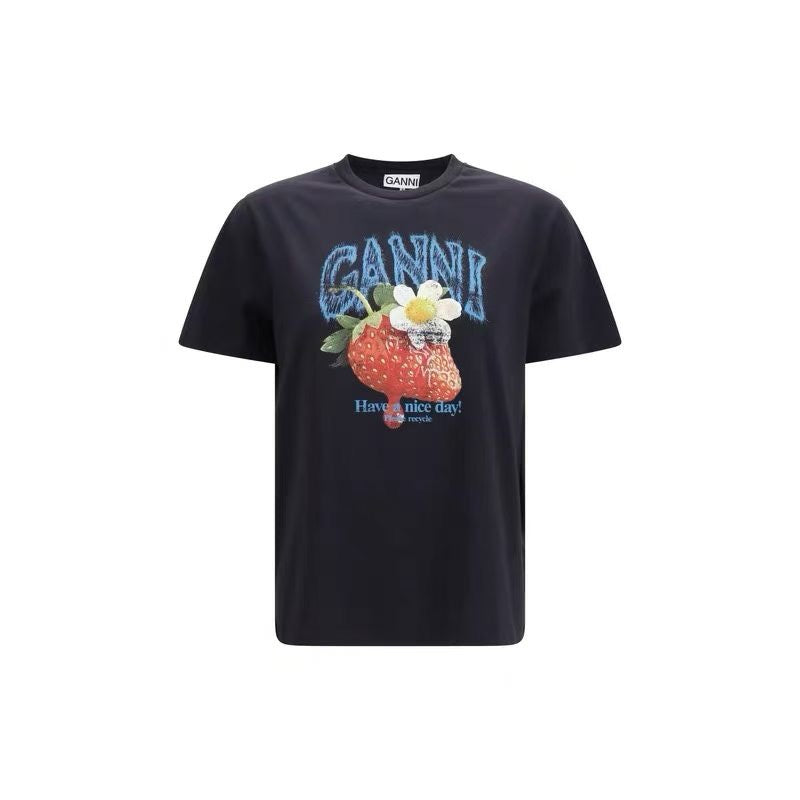 Ganni strawberry tee