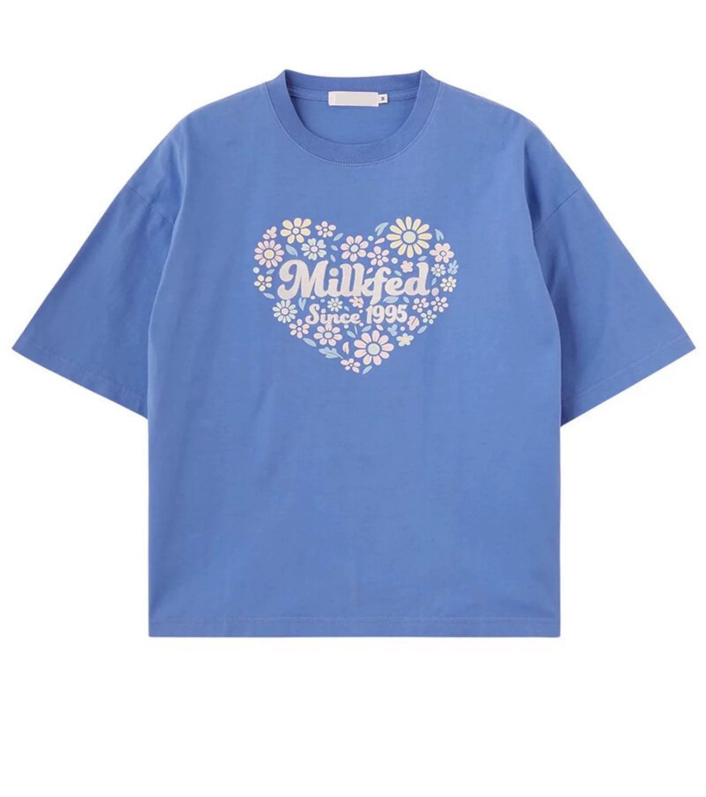 Milkfed flower心心tee
