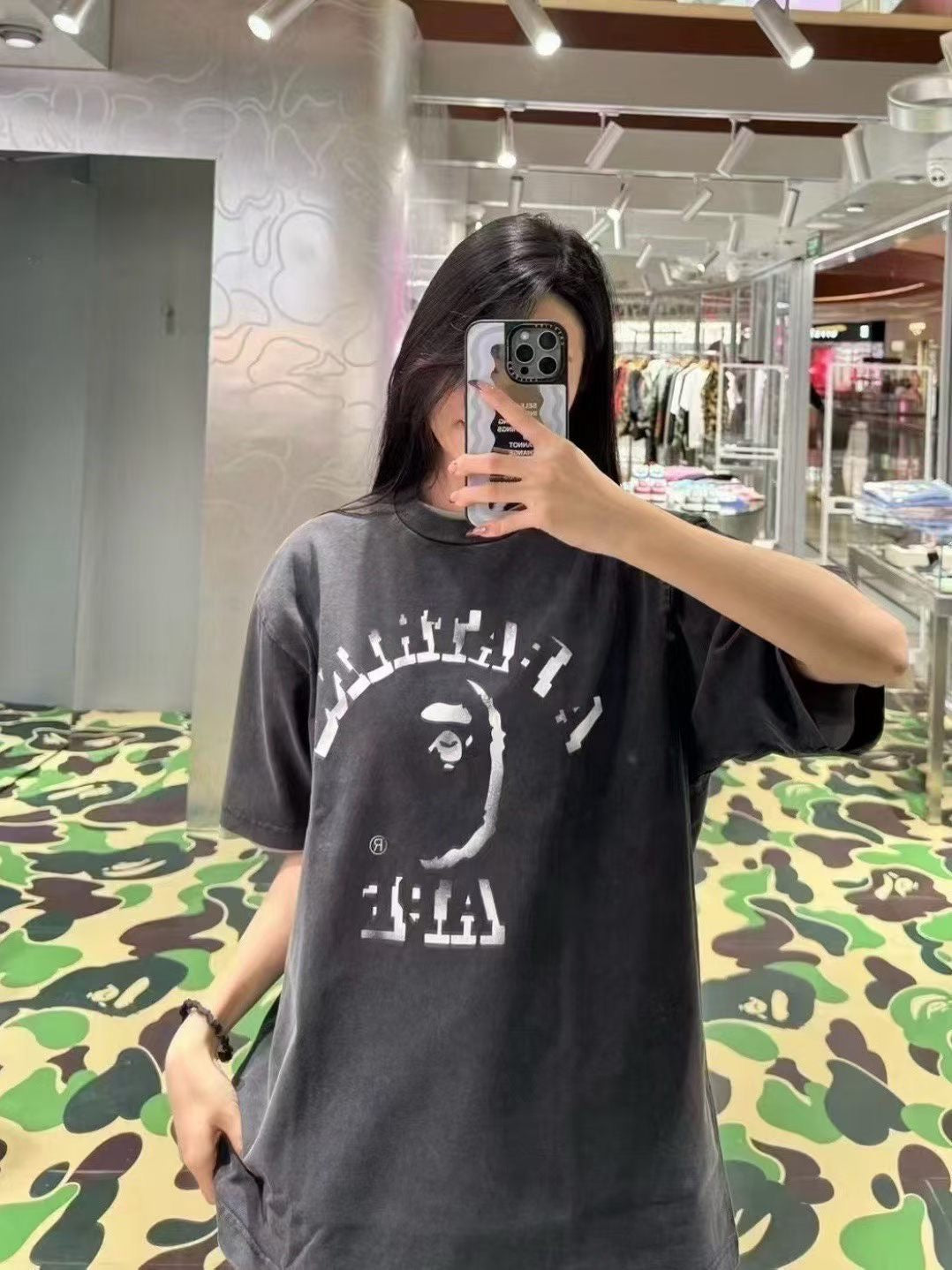 A bathing ape 扎染tee