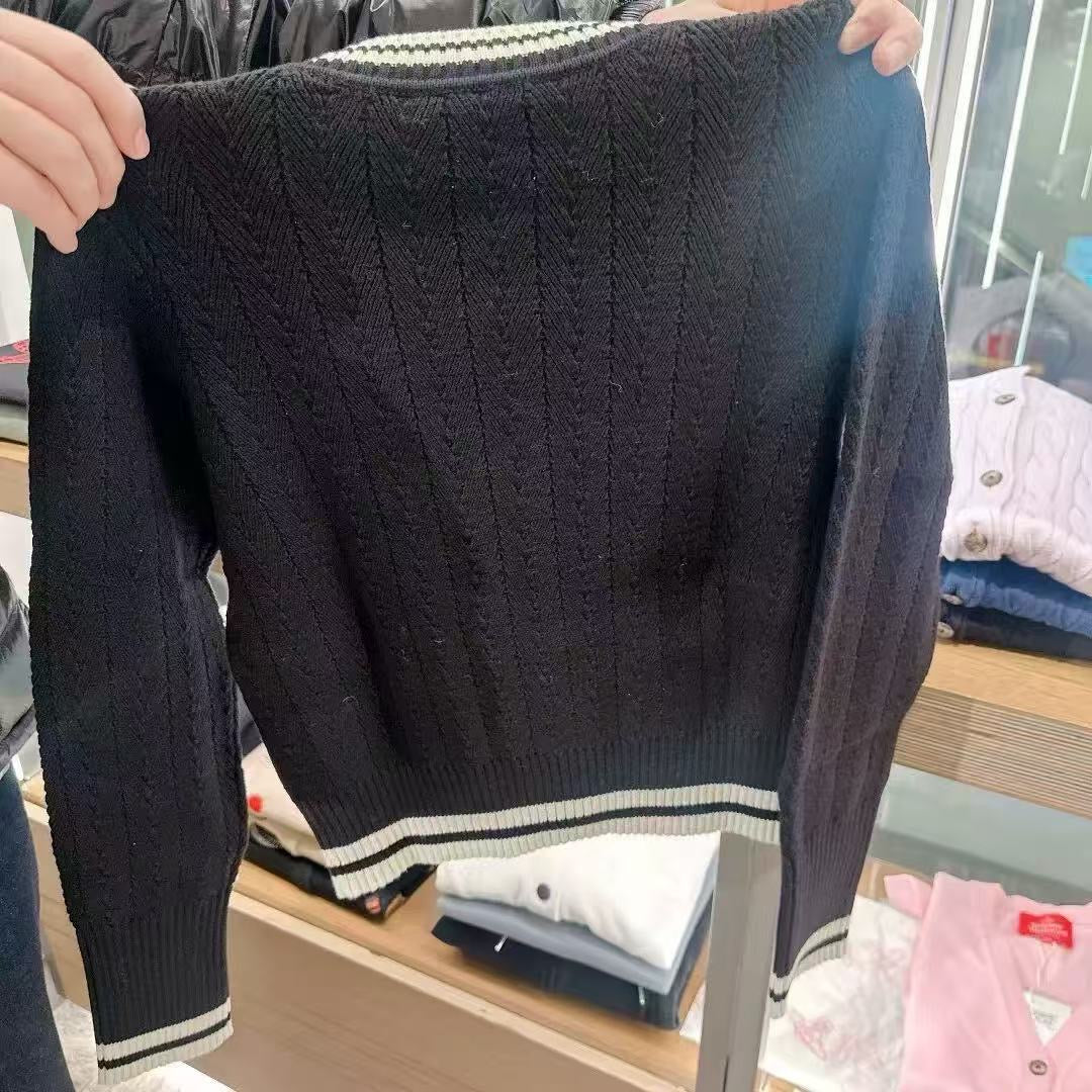 Vivienne Westwood撞色針織Cardigan
