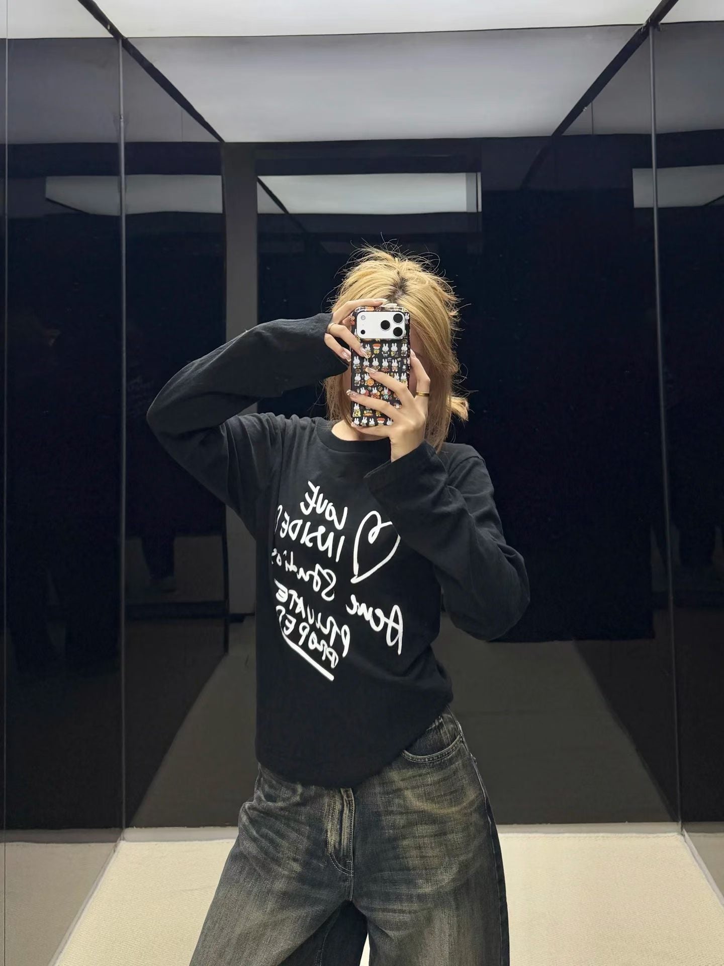 Acne studios 塗鴉tee