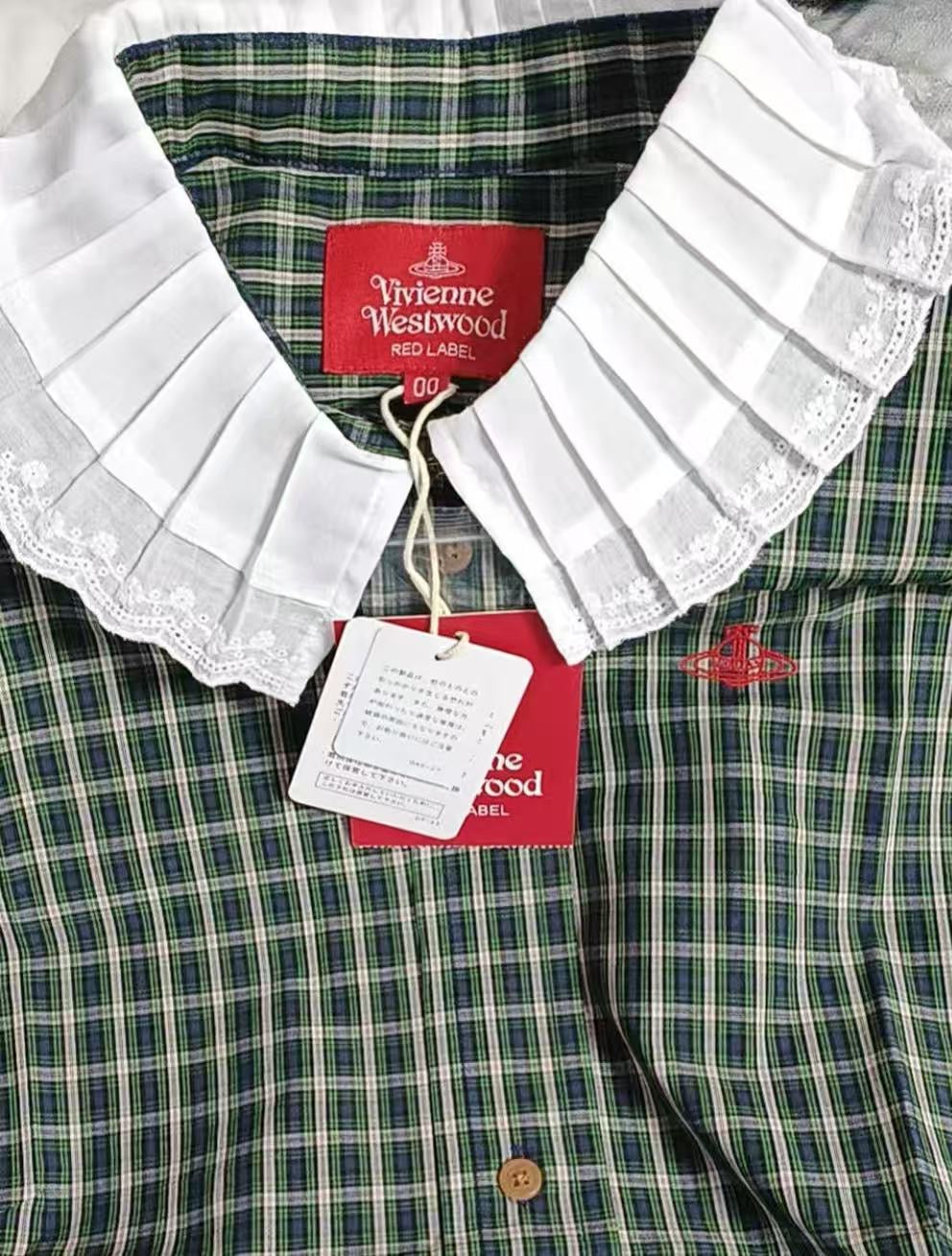 Vivienne Westwood lace 裇衫