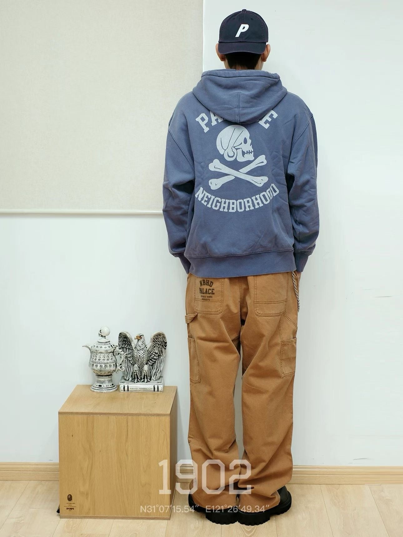 Palace x Neighbourhood zip hoodies jacket