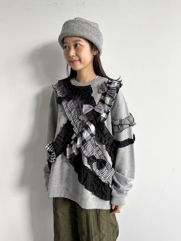 Beams boy接拼衛衣