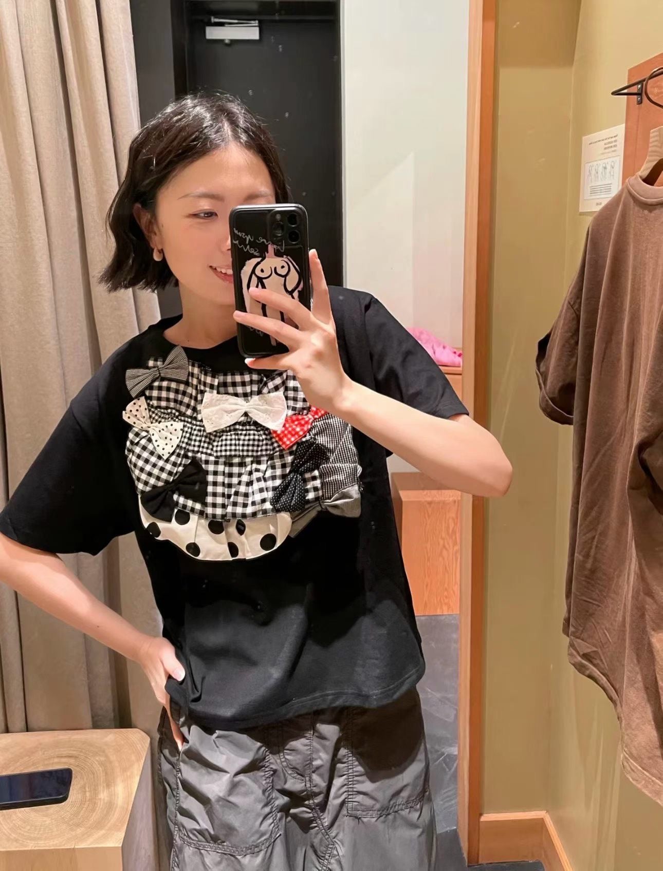 Beams boy x tori to蝴蝶結tee