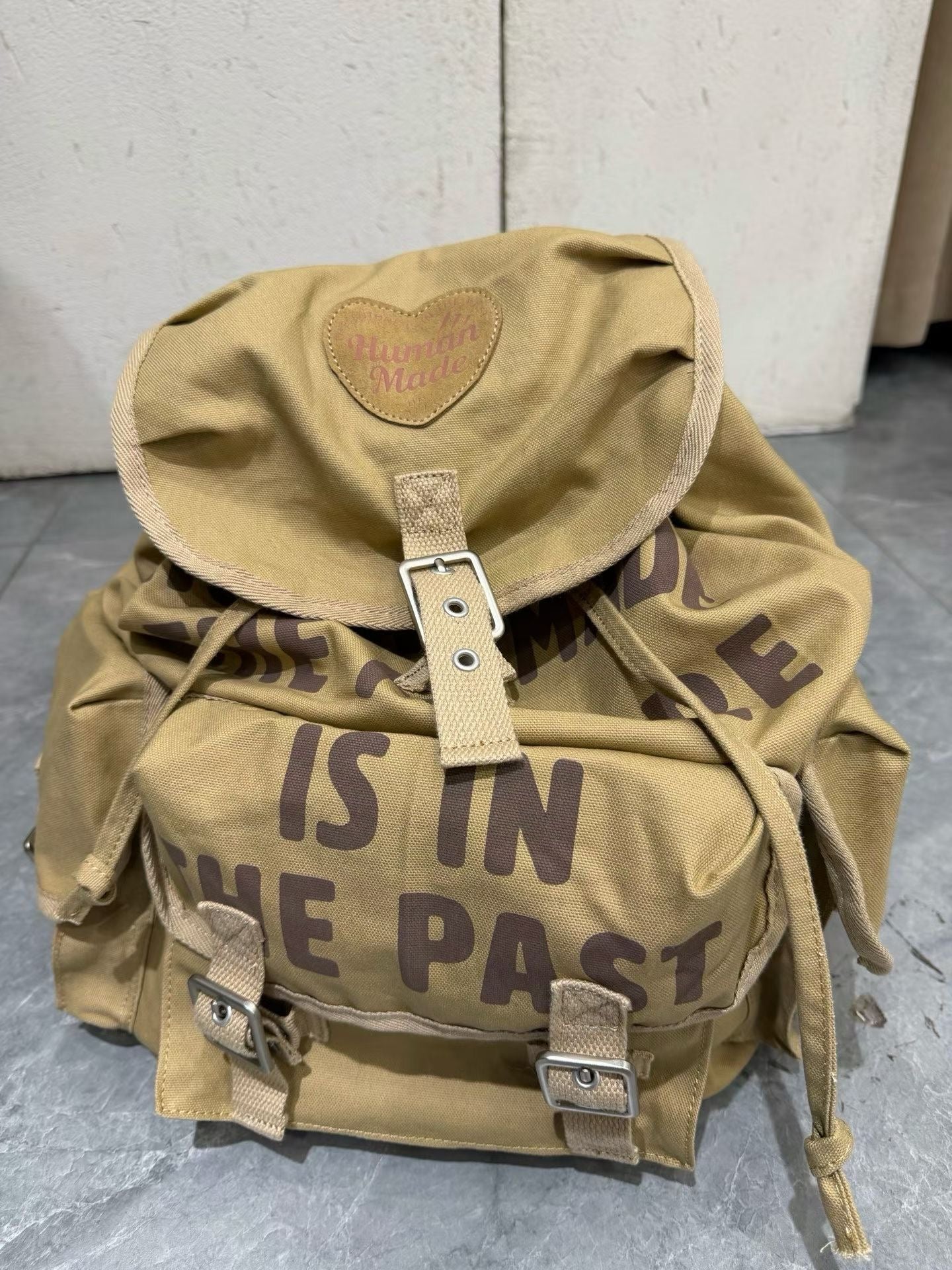 Human made backpack
