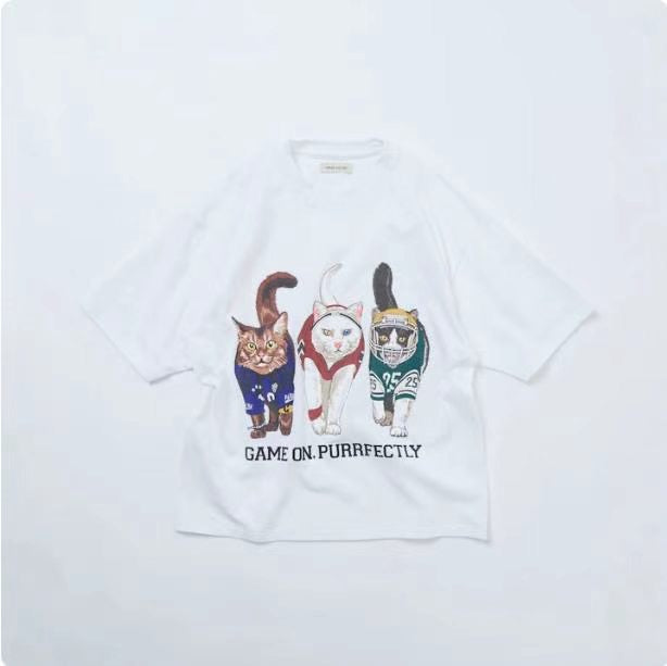 Freak store cat印花tee