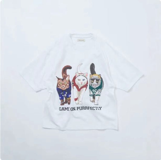 Freak store cat印花tee