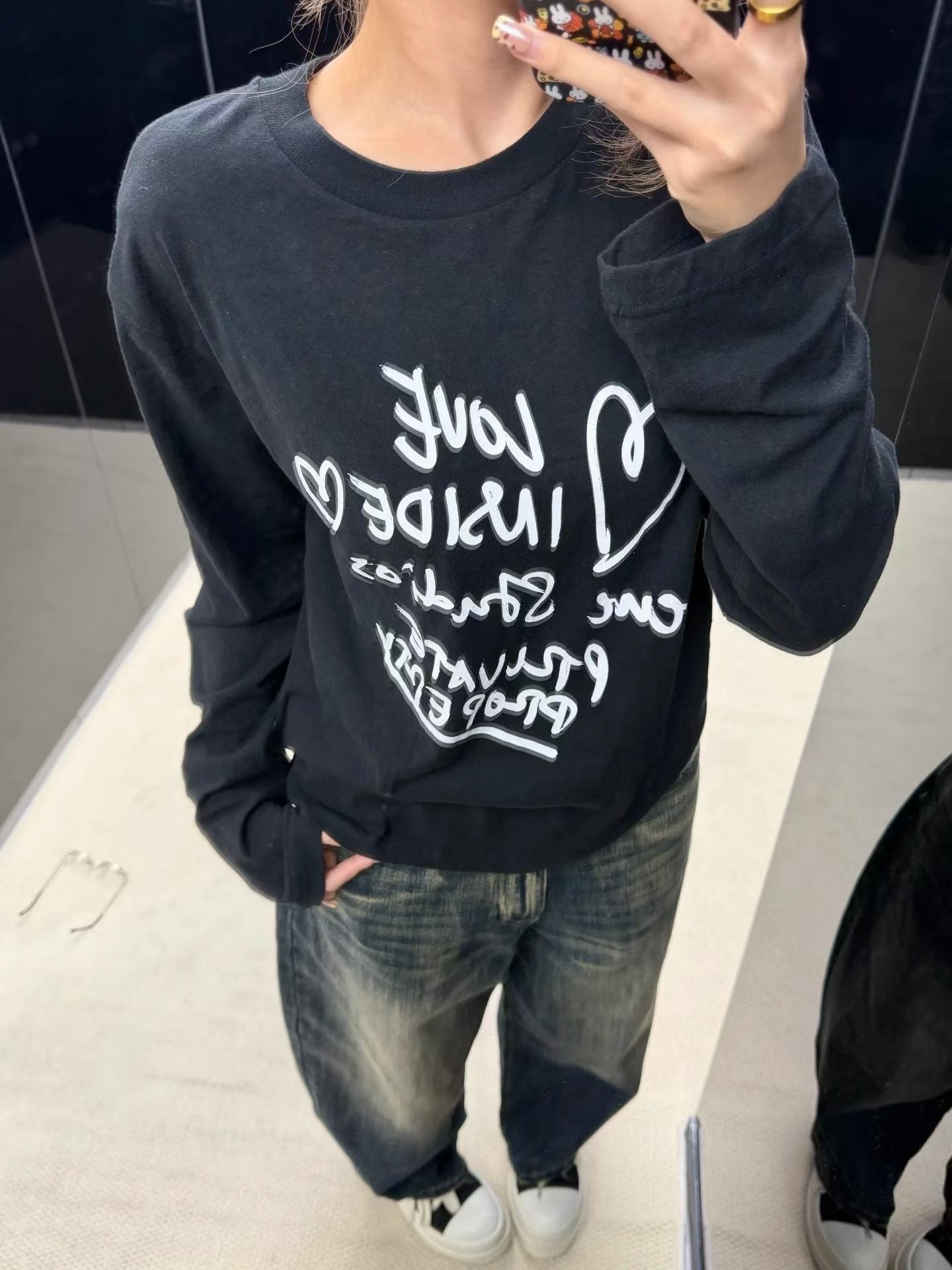 Acne studios 塗鴉tee
