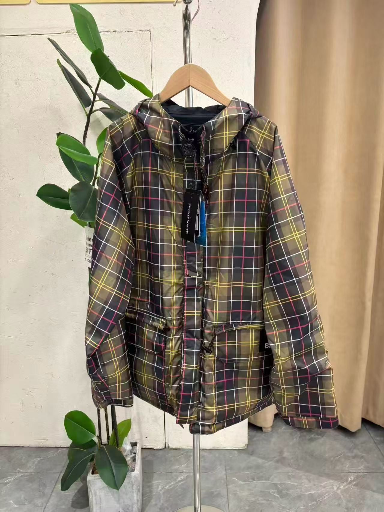 Maison kitsune x Barbour 雙面外套