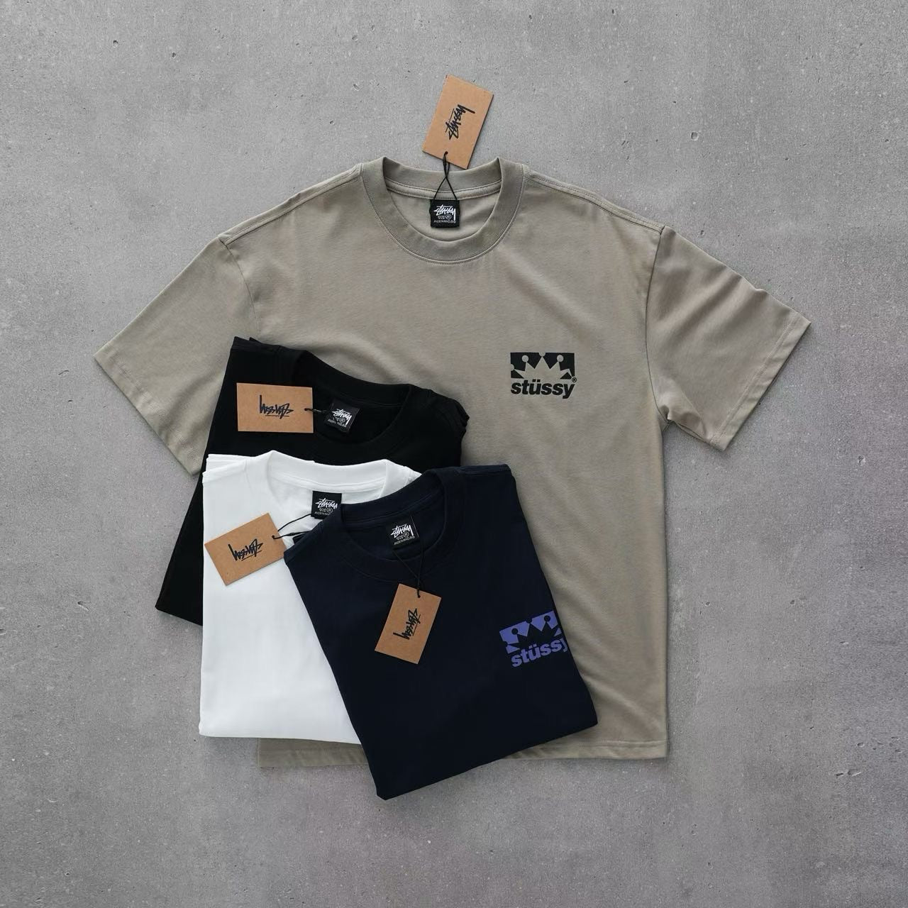 Stussy logo tee
