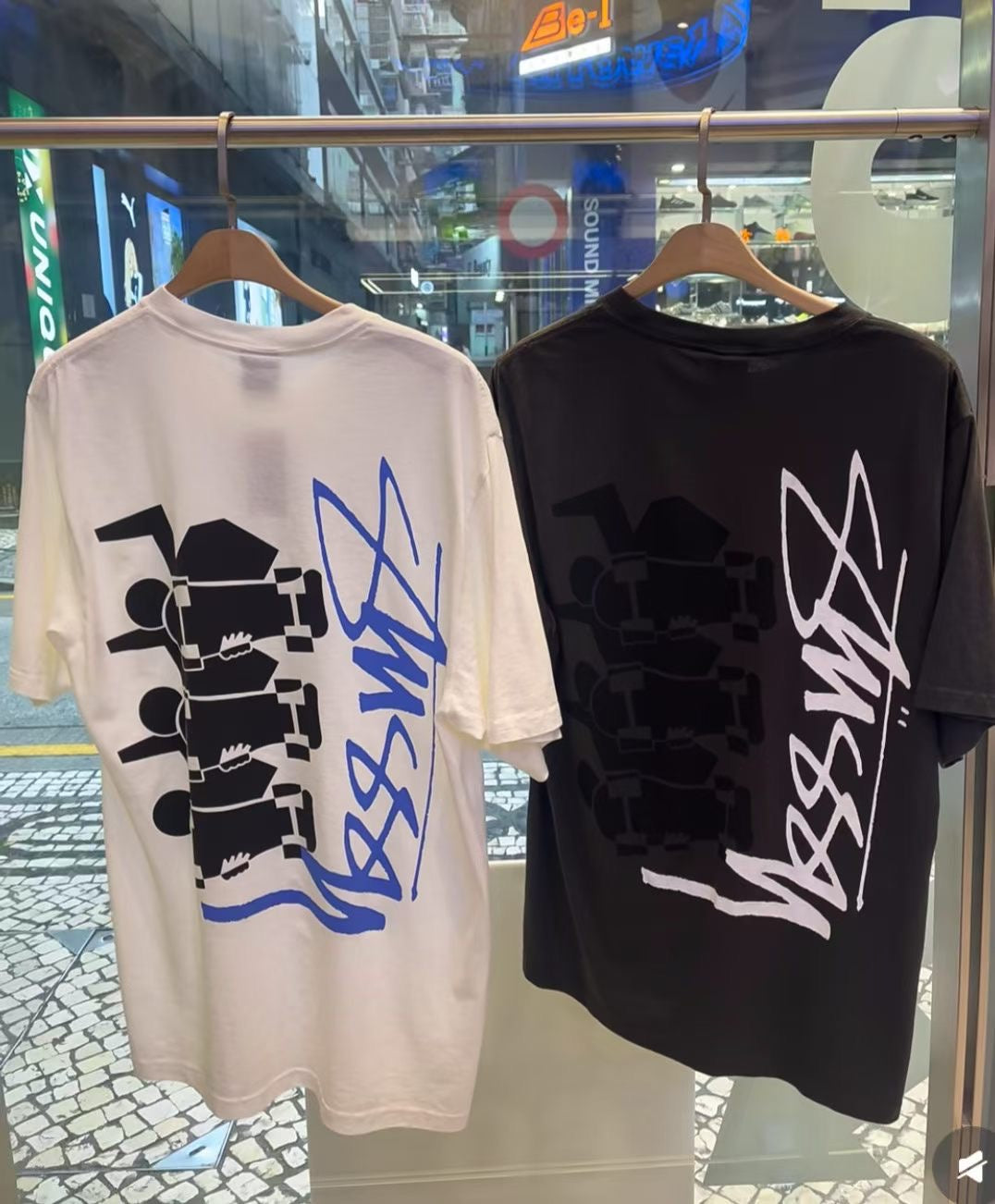 Stussy 滑板logo tee