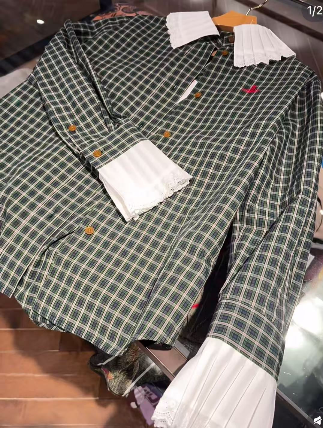 Vivienne Westwood lace 裇衫