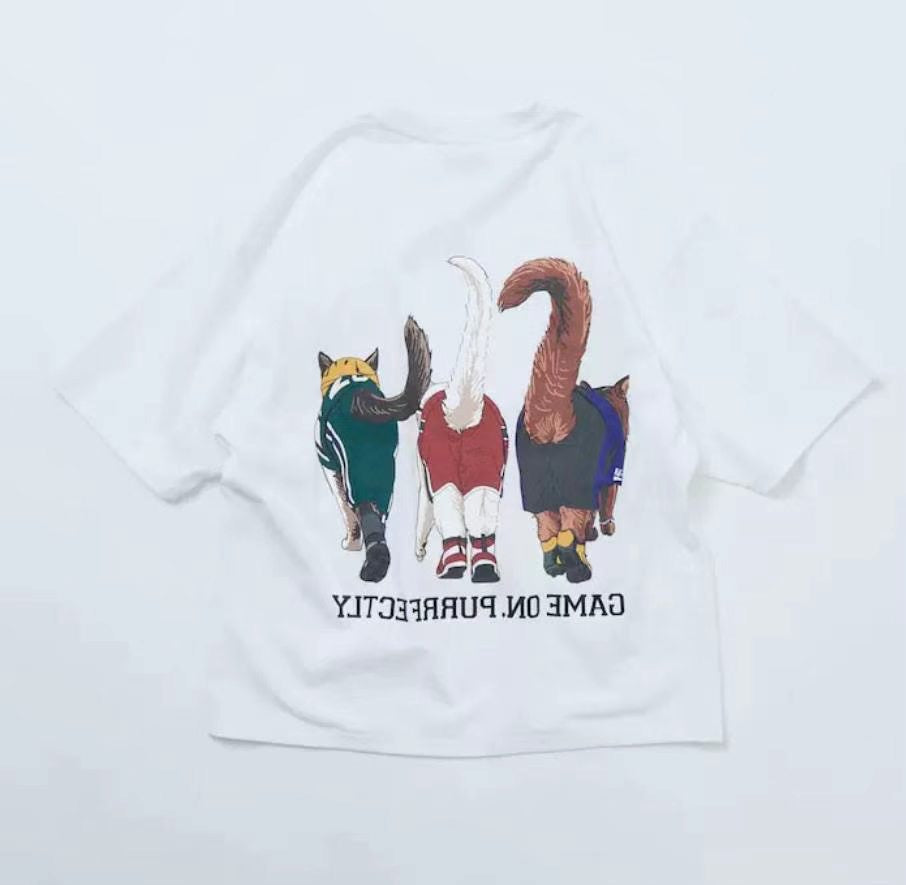 Freak store cat印花tee