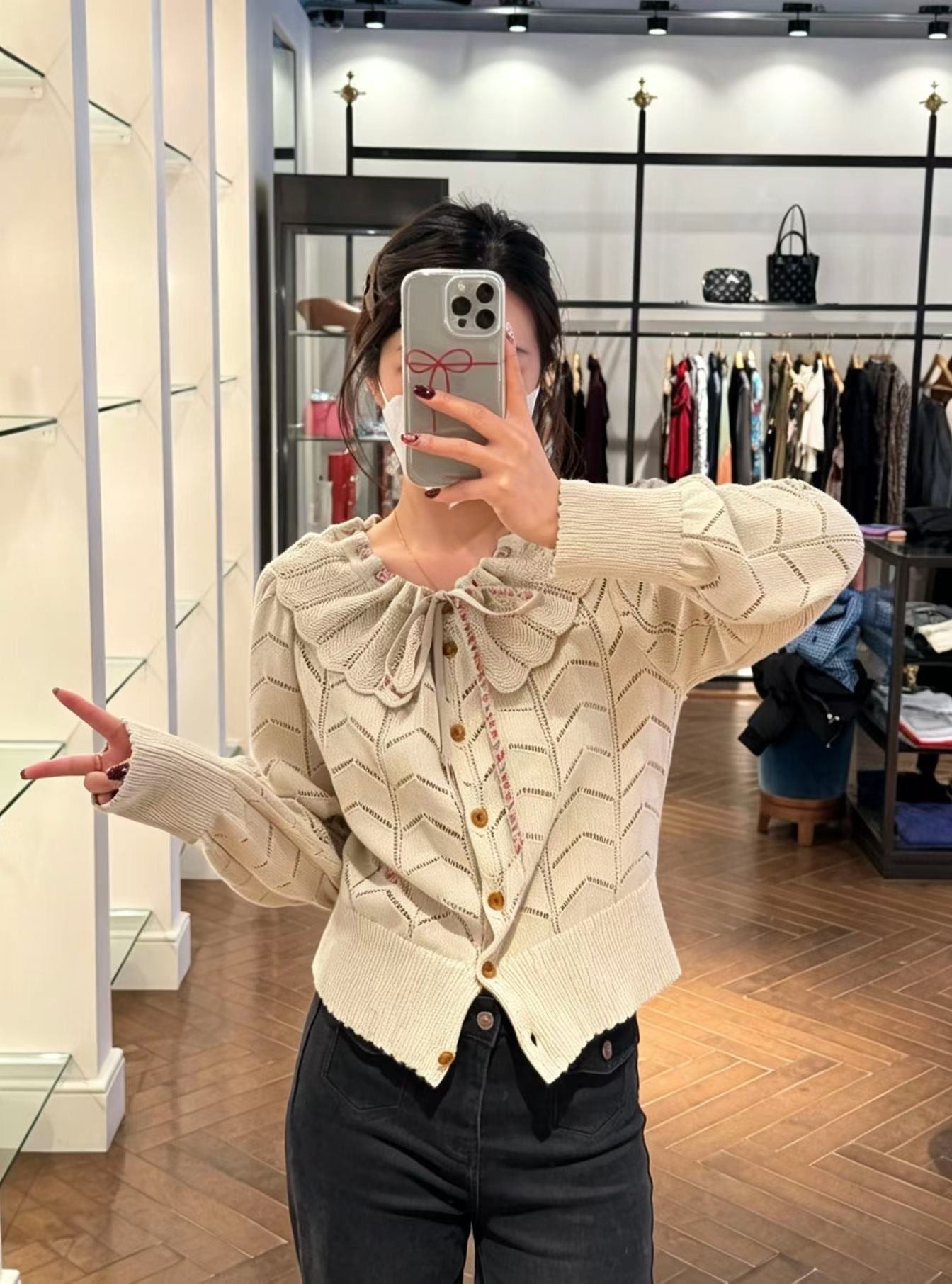 Vivienne Westwood 荷葉針織cardigan