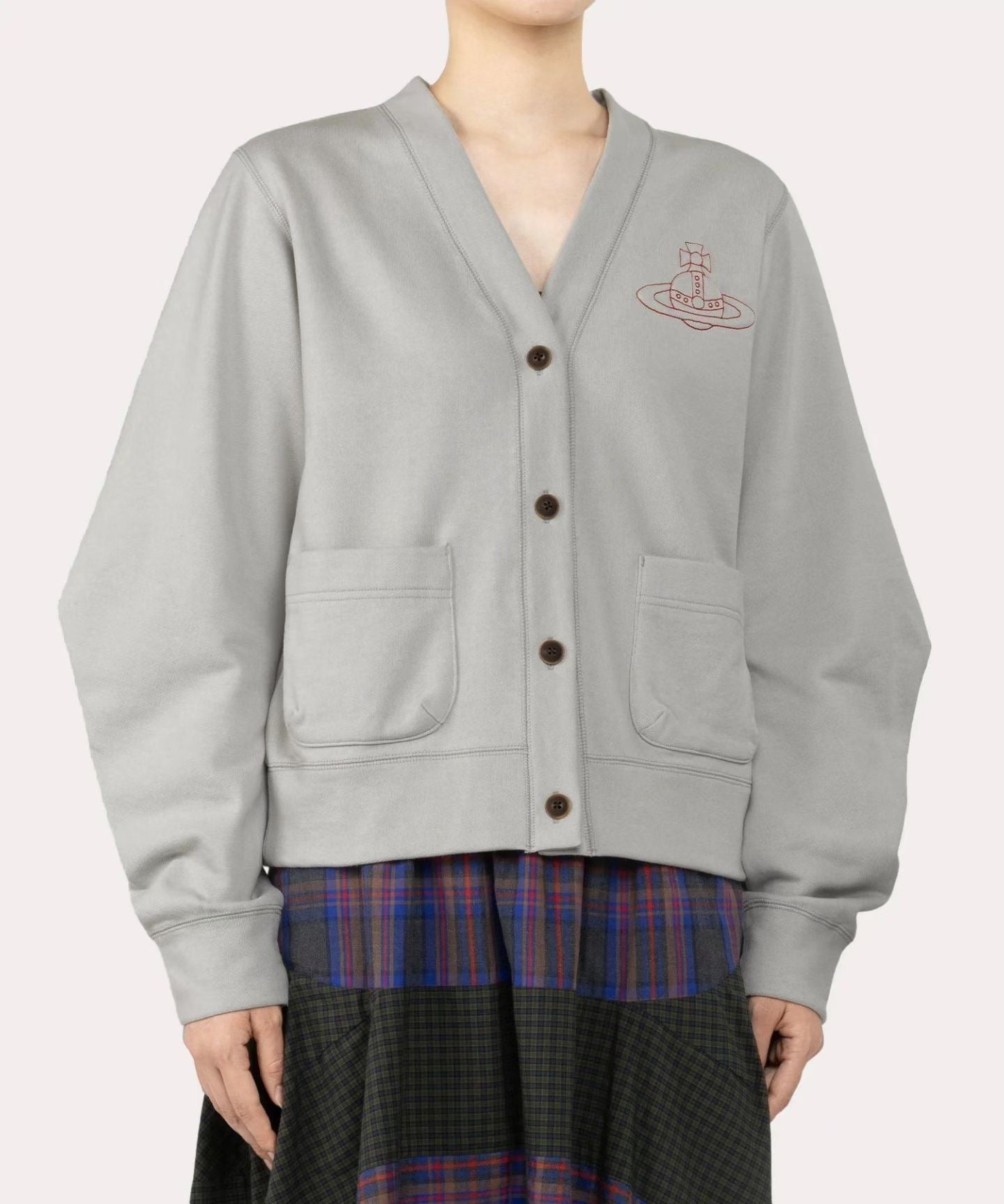 Vivienne Westwood logo cardigan