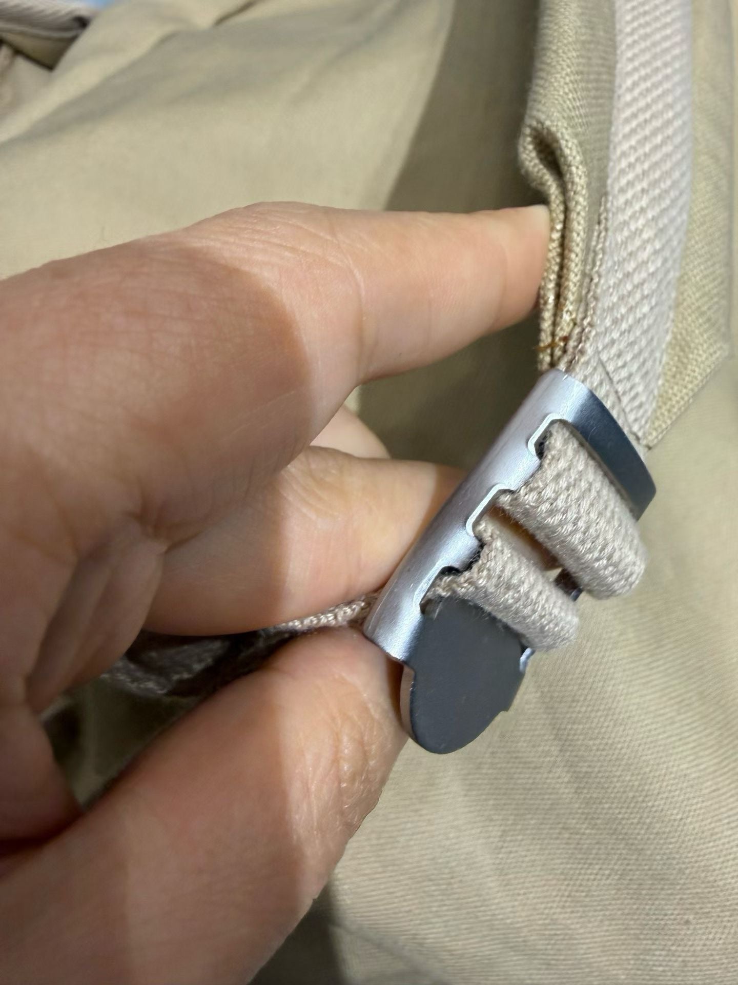 Human made backpack