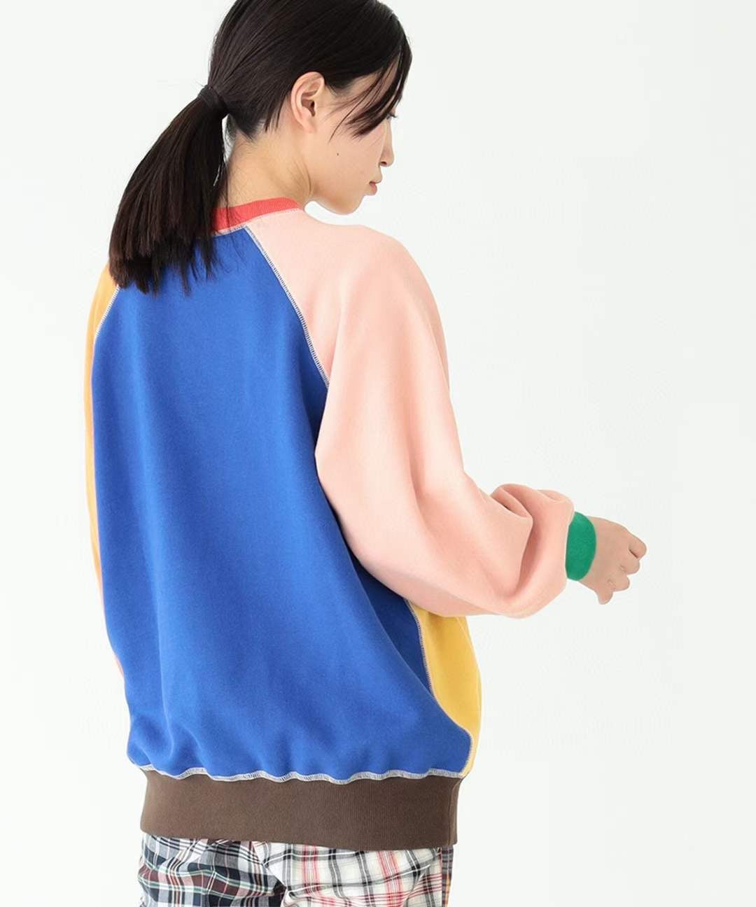Beams boy colorful 接拼衛衣