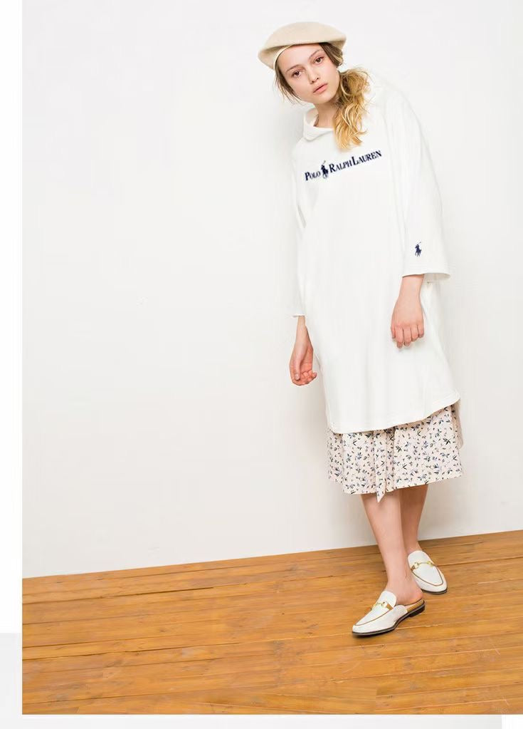 Polo hoodies 9分袖one piece