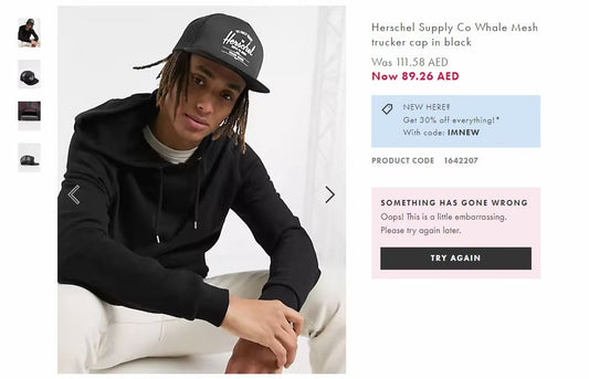 Herschel速乾網眼棒球帽