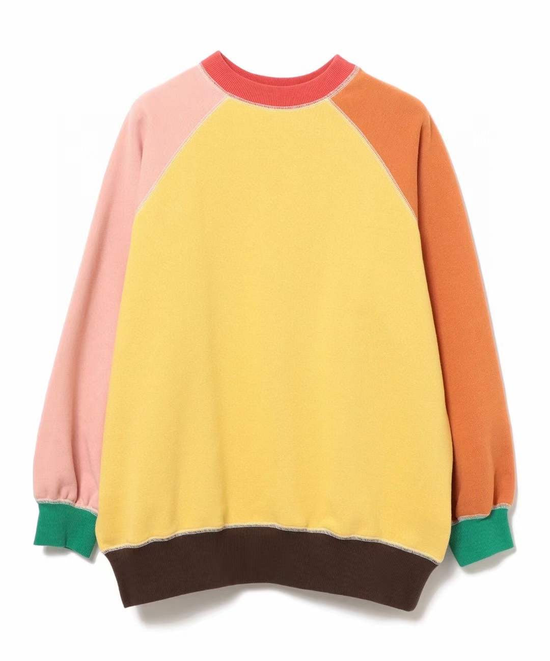 Beams boy colorful 接拼衛衣