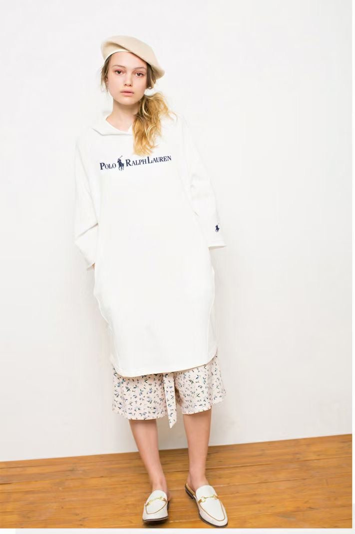 Polo hoodies 9分袖one piece