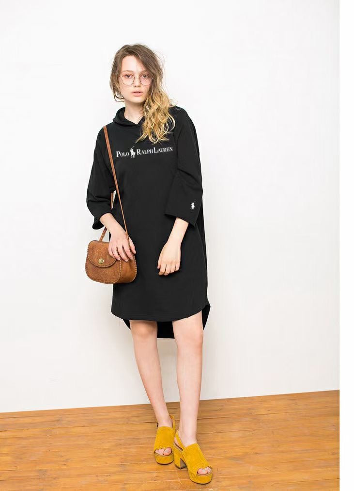 Polo hoodies 9分袖one piece