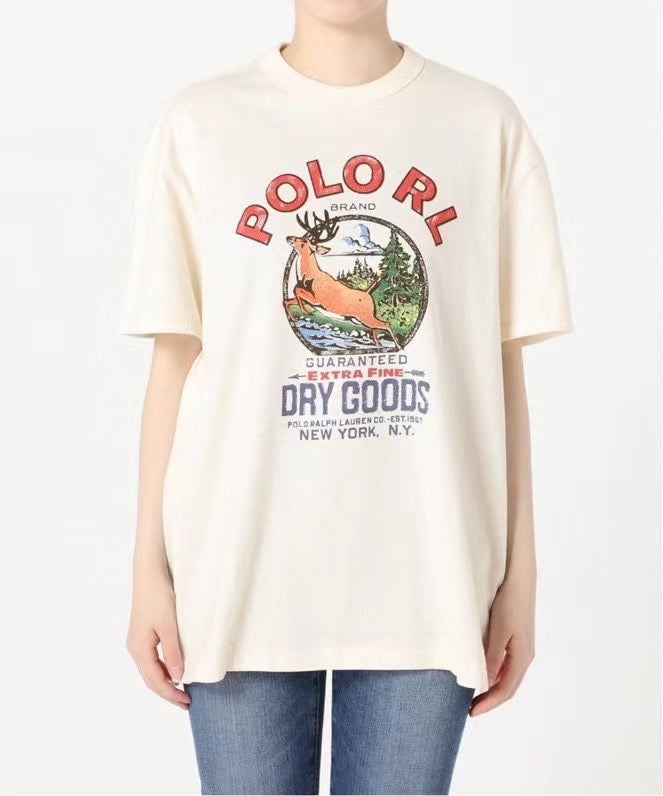 Polo復古pattern tee