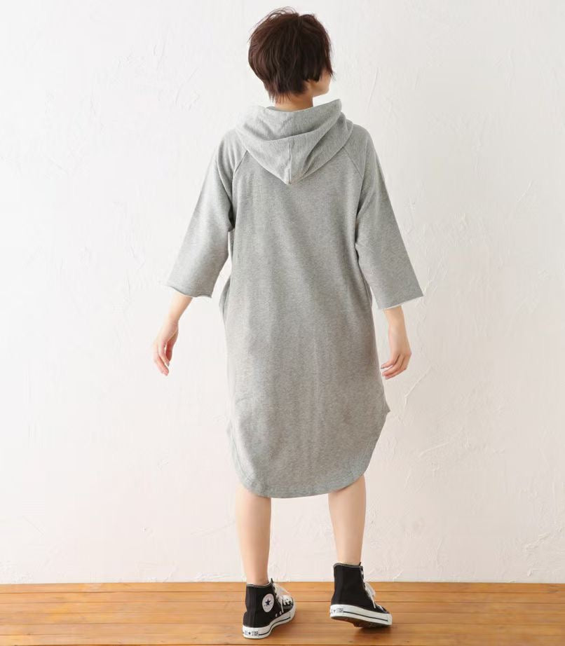 Polo hoodies 9分袖one piece