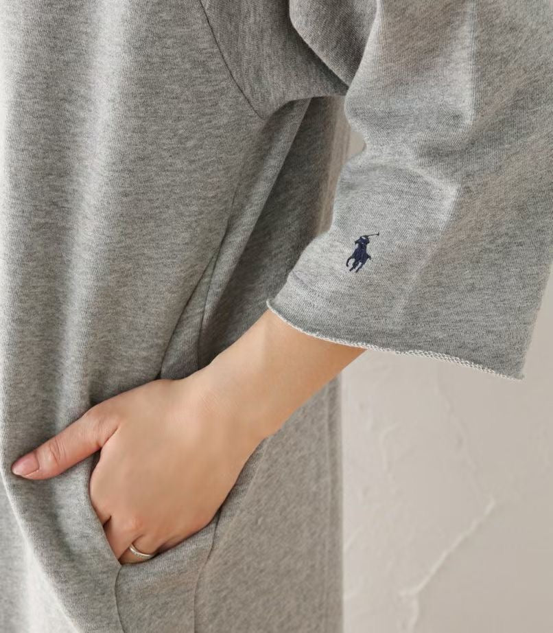 Polo hoodies 9分袖one piece