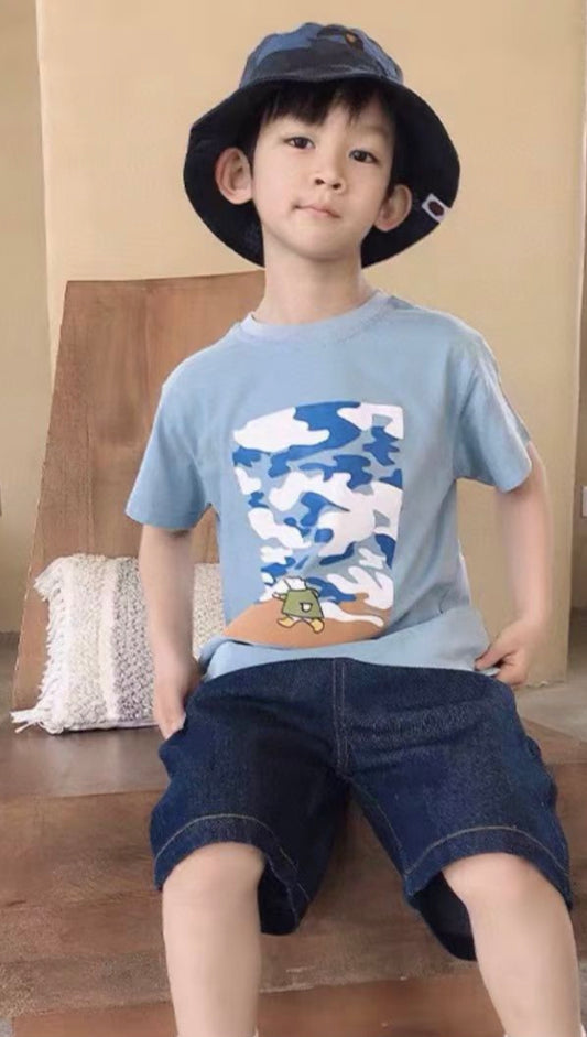 TNF 童裝 bear tee