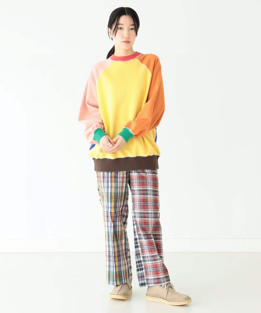 Beams boy colorful 接拼衛衣