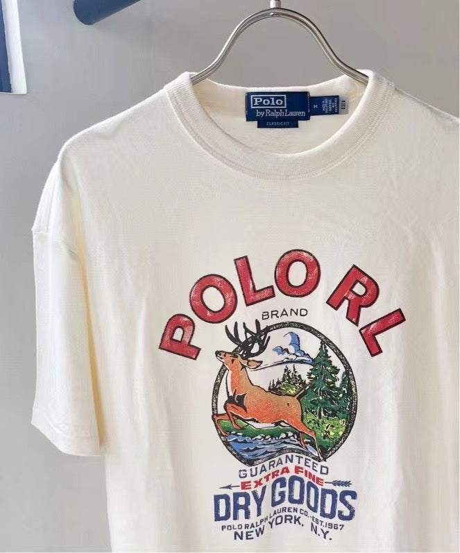 Polo復古pattern tee