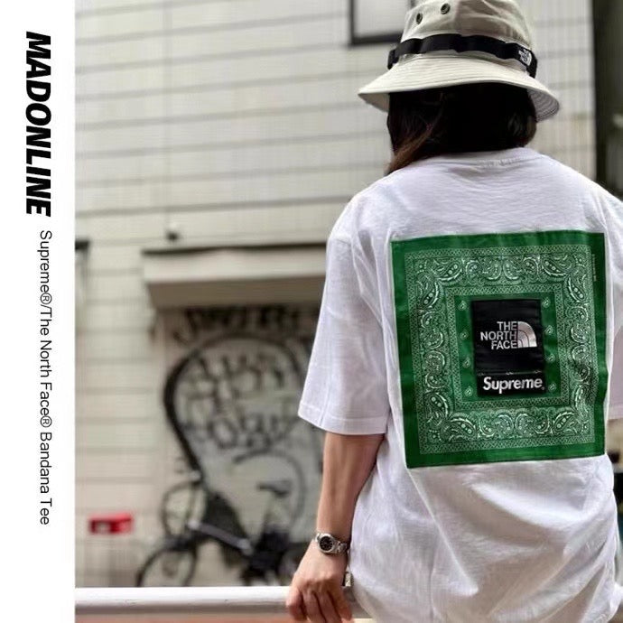 Supreme The North Face Bandana Tee S 白