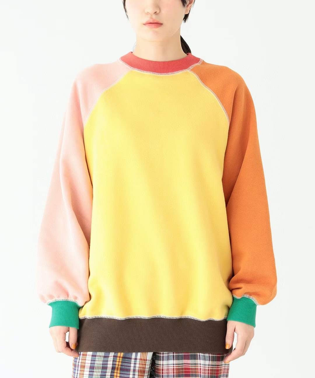Beams boy colorful 接拼衛衣