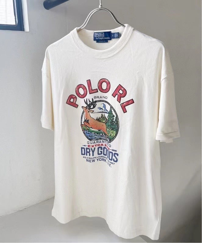 Polo復古pattern tee