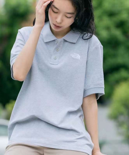 TNF 刺繡polo shirt